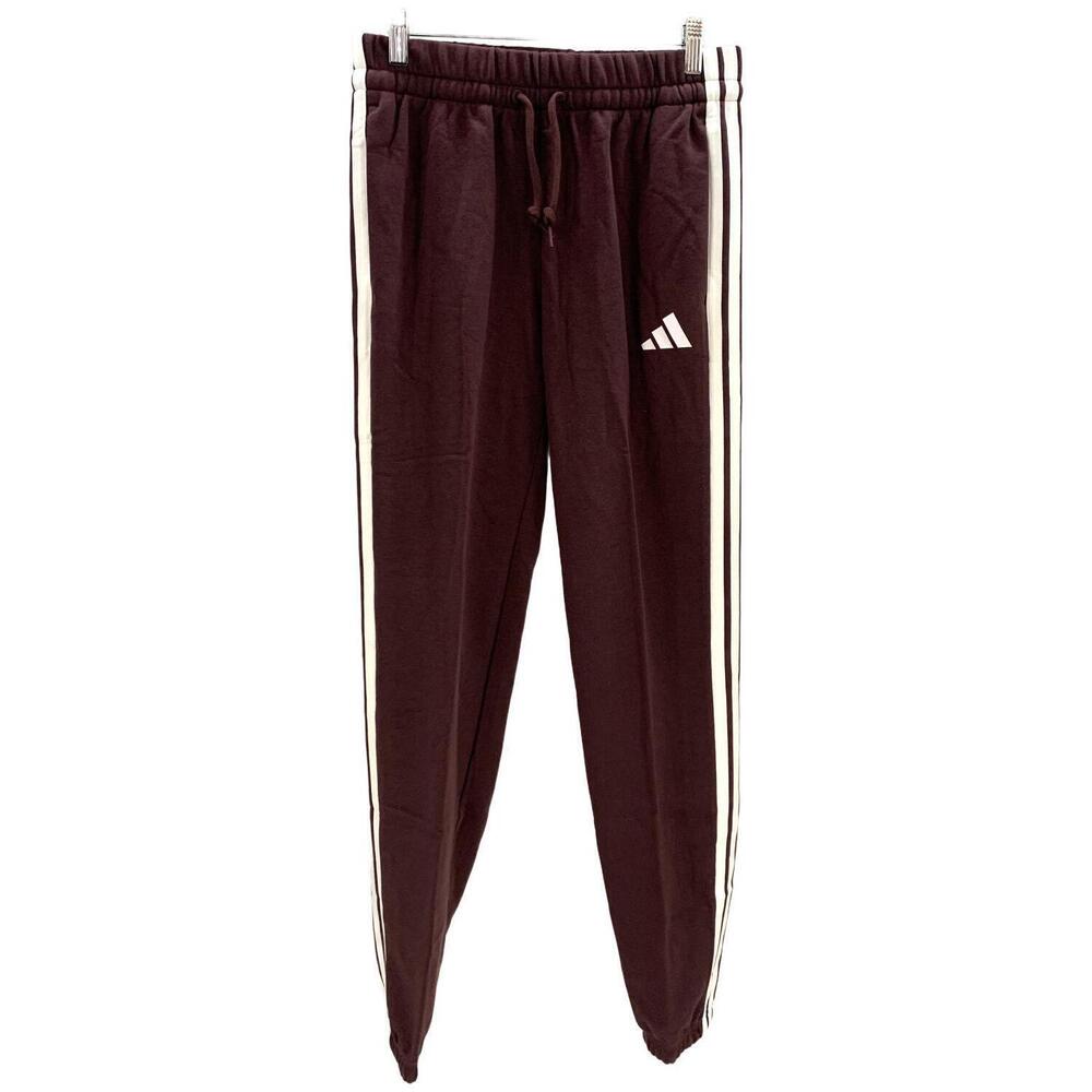 Adidas Women's 3-Stripes French Terry Cuffed Pants Aurrub/Wt - Regular